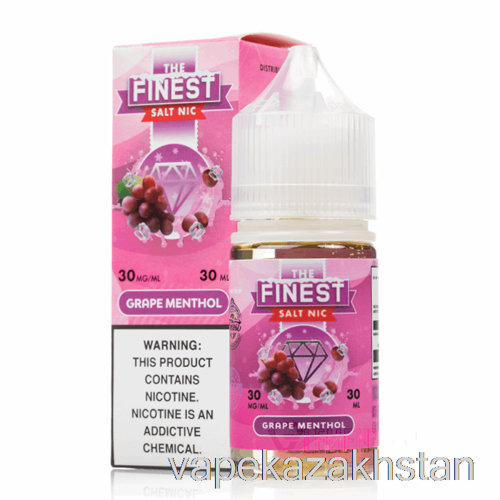 Vape Disposable Grape MENTHOL - The Finest Salt Nic - 30mL 50mg